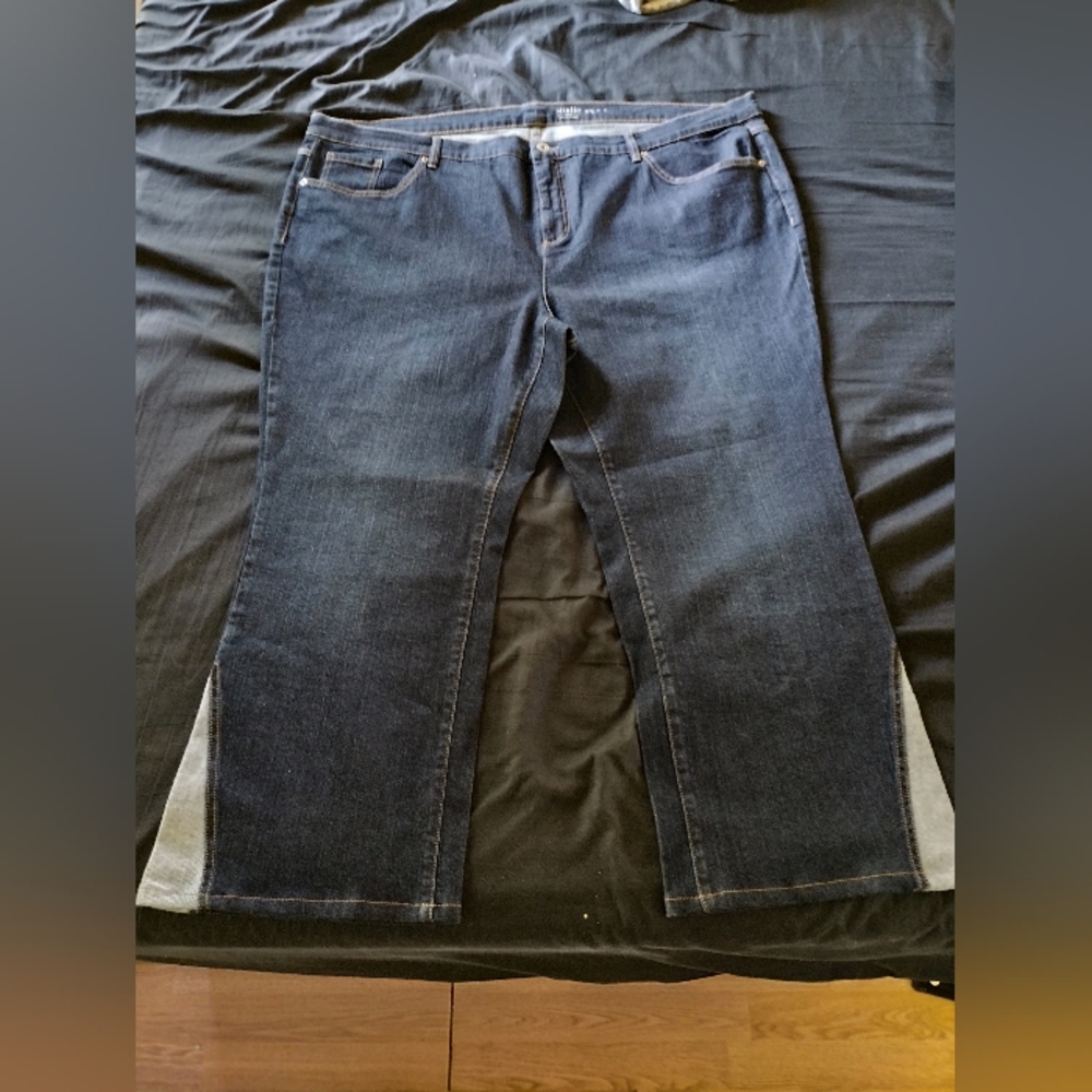 Studio By D And Co Jeans Size 28W Boot Cut 5 Pocket Zip Button Closure